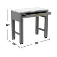 thumbnail image 7 of Light Gray Dining Set with Slide-out Table Extension / Adaptable for Different Occasions, 7 of 7