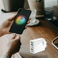 thumbnail image 4 of 3.1A Type - C PD + 3USB Multi - Port Travel Charger - 65W Fast Charging, Automatic Recognition, Safe, Ideal for Travel, Charges Multiple Devices, 4 of 5