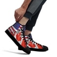 thumbnail image 4 of Canadian American High Top Canvas Shoes Sneakers Black Size 11.5, 4 of 7