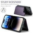 thumbnail image 6 of for iPhone 14 Pro Case with Card Holder, Wallet Case for Women Men with RFID Blocking, Durable Leather Kickstand Magnetic Clasp Shockproof Phone Case for iPhone 14 Pro, 6 of 12
