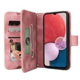 thumbnail image 7 of ELEHOLD for Samsung Galaxy A13 4G/5G Flip Leather Wallet Case with Card Holders Kickstand Magnetic Clasp Handstrap Shoulder Strap Shockproof Protective Case,Rosegold, 7 of 7