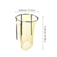thumbnail image 2 of OULII Lightweight Yellow Nylon Soccer Goal Net for Indoor Football Training and Skill Development Practice, 2 of 6