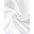 thumbnail image 5 of DARING DIVA Women's Satin Pajama Pullover T-shirt with Shorts Lounge Sets S White, 5 of 6