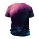 thumbnail image 5 of European And American Round Neck Casual Colorful Style Printed Short Sleeved T-shirt Top 3XL, 5 of 5