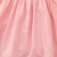 thumbnail image 4 of hengsof Girls' Solid Color Ruffled Sleeve Round Neck Dress Versatile Casual Princess Dress Cute Sleeveless Round Neck Dress for Summer, 4 of 8