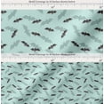 thumbnail image 2 of Soimoi Green Cotton Voile Fabric Shadow & Bat Animal Fabric Prints By Yard 42 Inch Wide, 2 of 7