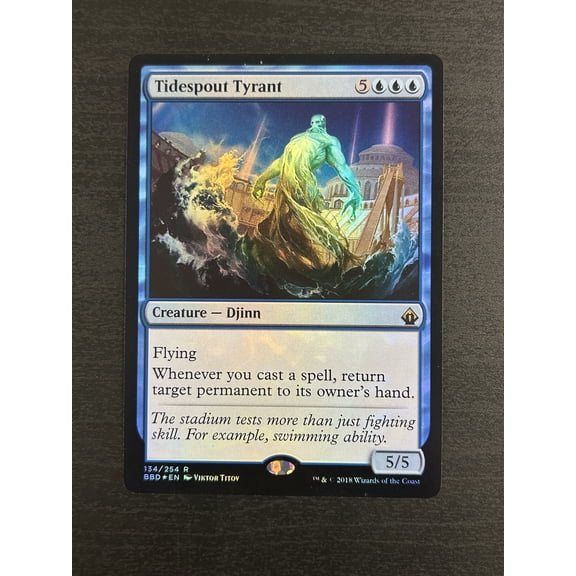 2018 Battlebond Tidespout Tyrant Foil Wizards of the Coast Magic: The Gathering Trading Card