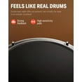 thumbnail image 7 of Donner Electric Drum Set with 180+ Sounds, Mesh Pad Drums Kit for Adults Beginners,DED-80, Gray, 7 of 7