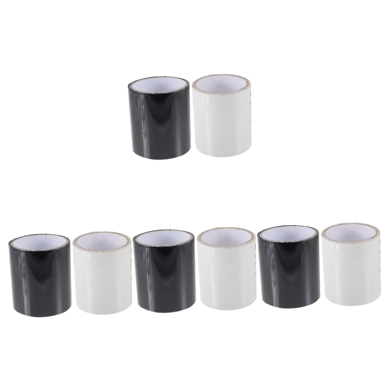 4 Pieces Garland Stickers Duct Tape Black Water Pipes