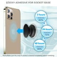 thumbnail image 6 of 9 Pack Sticky Adhesive Replacement for Socket Mount Base, 35mm VHB 3M Sticker Pads for Collapsible Grip, 6 of 7