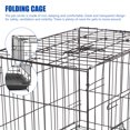 thumbnail image 2 of UPOUART Cat Cage Iron Collapsible Ventilation for Pet Resting 1Pcs, 2 of 4