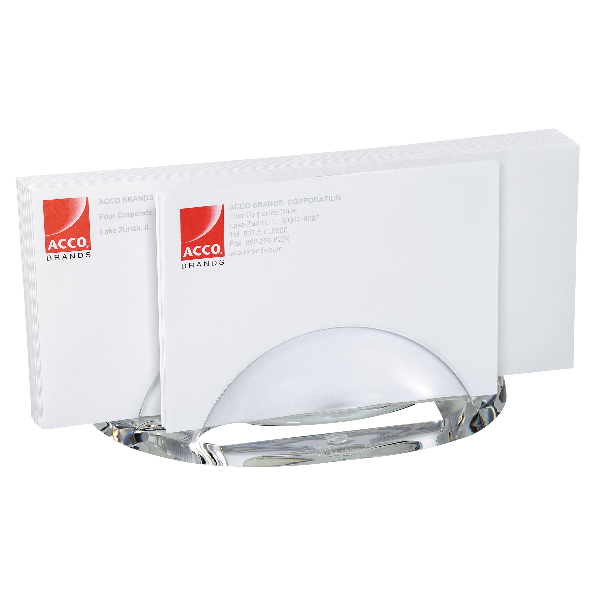 Swingline Stratus Acrylic Letter Sorter, Two Sections, 7 1/2 x 3 1/4 x