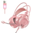 thumbnail image 1 of Auriculares para juegos Orejeras suaves con cancelación de ruido con luz USB 7.1 jinwen Auriculares para juegos, 1 of 8