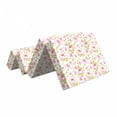 thumbnail image 2 of Pink Leaves Foldable Mattress, Vintage Peony Pattern, 74.8" x 35.4", Pastel Pink Pale Pink, by Ambesonne, 2 of 6