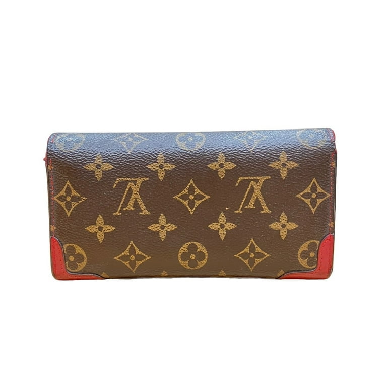 Authenticated Used Louis Vuitton Long Wallet Portefeuille Sarah