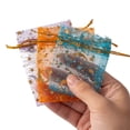thumbnail image 4 of 50pcs Mixed Color Moon Star Organza Bags Jewelry Candy Pouch Drawstring For Small Businesses Party Favors Packaging Supplies Army Green 7X9cm, 4 of 6