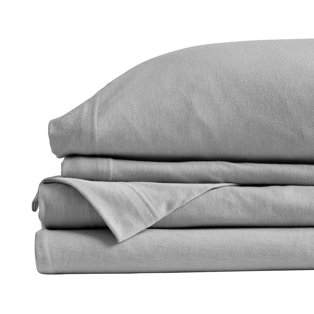 Jersey Sheets Queen Size, Soft and Breathable Jersey Knit Fabric