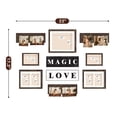 thumbnail image 4 of Rustic Magic Love Photo Frame Set Gift Display 4x6 Photos Wall Hanging Picture Frame, 4 of 7