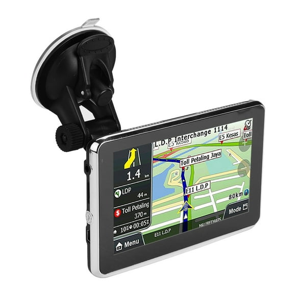 Rdeghly Universel 5 Pouces Tactile Navigateur de Voiture Navigation GPS 256MB 8GB MP3 FM Europe Carte 508, Navigation GPS Écran Tactile, Navigation GPS Voiture