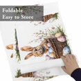 thumbnail image 6 of Easter Bunny Egg Basket on White Placemats Set of 6,Wipeable Washable Table Mats for Dining Tables, Spring Pastoral Plant Place Mats for Kitchen Event Party Tabletop Decor, 6 of 9
