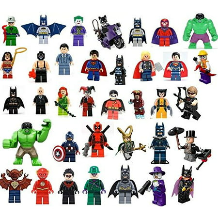 36 EDIBLE IMAGE LEGO SUPER HEROES CAKE & CUPCAKE TOPPERS