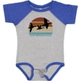 thumbnail image 3 of Inktastic Duck Hunting Retro Sunset Hunter Boys or Girls Baby Bodysuit, 3 of 5