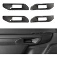 thumbnail image 1 of wonima02 4pcs Interior Door Handrail Cover Trim, ABS Interior Door Pull Handle Trim, Car Door Handle Cup Scratch Protectors Compatible with Ford Ranger 2023 2024 2025 (Carbon Fiber), 1 of 1