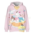 thumbnail image 1 of Sanrio-Sudadera con capucha de Hello Kitty Kuromi para mujer, chaqueta estética Kawaii Y2K, camisa de calle Punk, sudadera Harajuku, ropa, 1 of 4