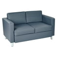 thumbnail image 4 of OSP Home Furnishings Pacific Loveseat In Dillon Blue Faux Leather, 4 of 6