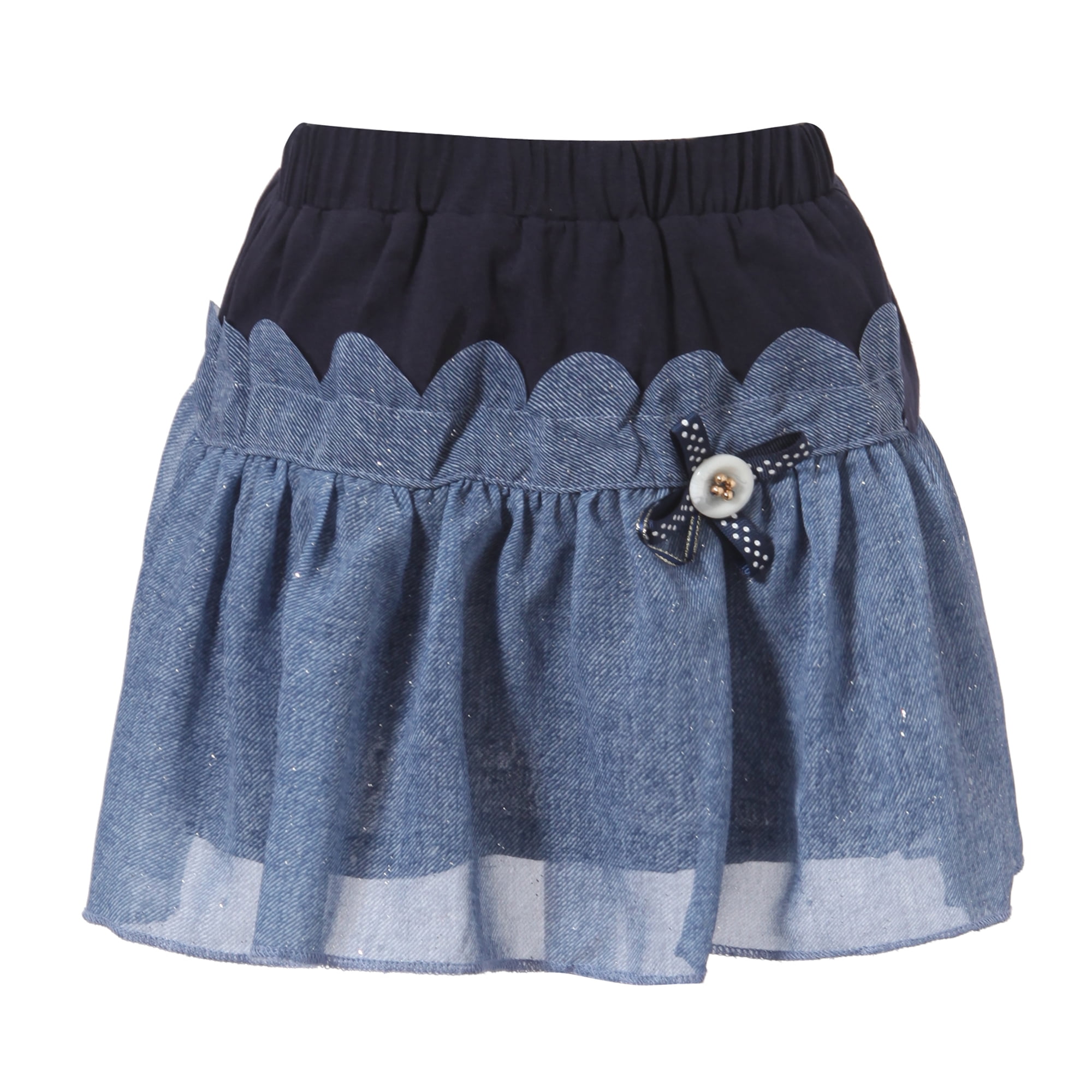 Richie House Girls' Sweet Skirts with Layered Bottom RH1641