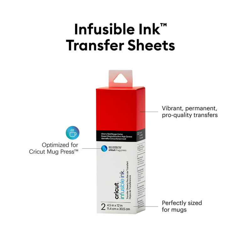 Cricut Infusible Ink Transfer Sheets, Cherry Red