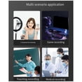 thumbnail image 1 of 4K HD Video Capture Card USB3.0 Game Live Streaming and Capture Video Recorder with Microphone Line Input, 1 of 5