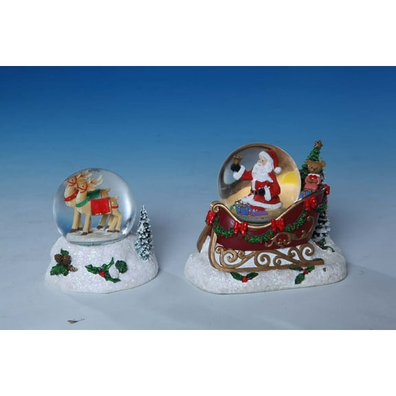 Icy Craft Santa Miniature Waterglobes