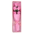 thumbnail image 1 of PENGXIANG 1 Box Flower Gift Box Romantic Realistic Courtship Ritual 5-head Artificial Soap Rose Bouquet Gift Box for Girlfriend, 1 of 8
