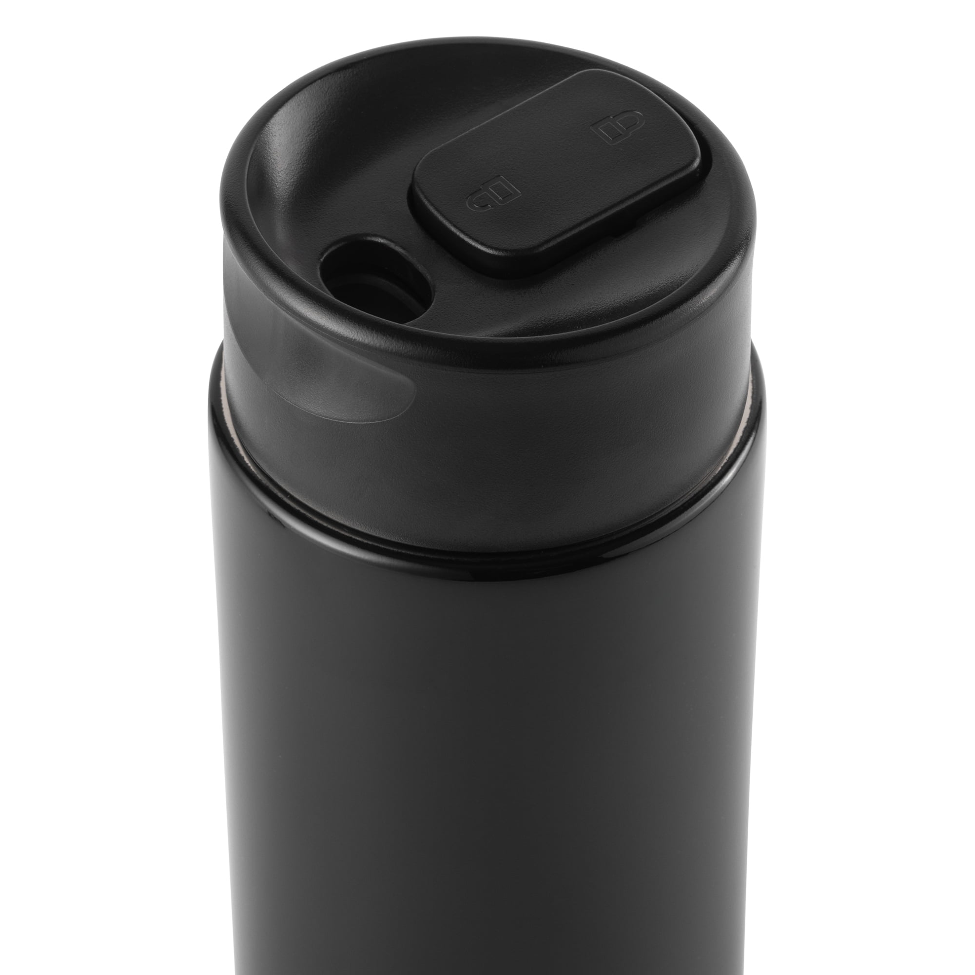 Thyme & Table Double Wall Insulated Stainless Steel Coffee Tumbler, 22oz Travel Mug, Black