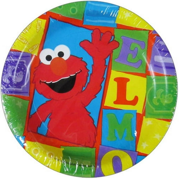 Sesame Street 'Elmo Loves You' Small Paper Plates (8ct)