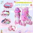 thumbnail image 3 of Patines Gingili Life ajustables con iluminación para niñas de 3 a 12 años, 3 of 7