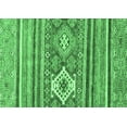 thumbnail image 1 of Ahgly Company Indoor Rectangle Abstract Emerald Green Modern Area Rugs, 7' x 10', 1 of 4