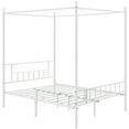 Yaheetech Metal Canopy Bed Frame, Fourposter Canopied Platform Bed