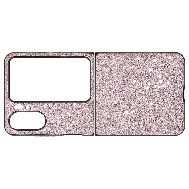 Funda plegable para teléfono, ABS, protectora, brillante, anticaídas, para Find N2 Flip, color rosa