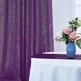 thumbnail image 1 of 28ft-2pcs Purple Sequin Backdrop Curtain Panels, Photography, 1 of 5