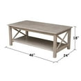 thumbnail image 4 of International Concepts Hampton Coffee Table in Washed Gray Taupe, 4 of 7