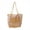Beige, variant on XMMSWDLA Extra Large Beach Bag, Mesh Tote with Zipper and Pockets Ideal for Your Family Beach Trip Single Shoulder Carrying Bag For Girls, Hand Washing, Swimming Clothes, Mesh Beach Bag