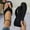 Black, variant on RKSTN Flip Flops for Women Sequins Platform Sandals Women Trendy Versatile Open Toes Beach Wedge Sandals for Women (Black ,5.5)