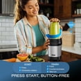 thumbnail image 3 of Blender for Smoothies, 1200W Smoothie Blender for Ice Crushing, Blenders with (2) 6-Fin Blades, Personal Blenders for Kitchen with 23oz, 32oz, 37oz Easy Go Cups for Juices, Silver, 3 of 5