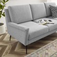 thumbnail image 2 of Sofa, Gray, Fabric, Living Room Lounge Cafe Lobby Hospitality Restaurant, Modern Contemporary, HB37017, 2 of 8
