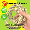 thumbnail image 6 of Bonka Bird Toys 1264 Pk4 Large Vine Wreaths Foot Talon Craft Part Parrot Cage, 6 of 8