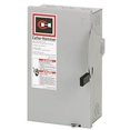 thumbnail image 1 of Cutler-Hammer 6158620 DG221NGB 30A 3 watt 2 Pole Indoor Safety Switch, 1 of 1