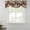 Brown, variant on Texas Star Vintage Tie Up Valance Curtains for Windows, Kitchen Curtains Window Treatments, Western Cowboy Country Wooden Short Window Shades Valances for Bedroom Bathroom Cafe 42"x18"