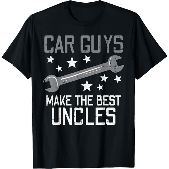 Playful Comfort Tee - Car Guys Make The Best Uncles Funny Garage Auto Mechanic Men T-Shirt